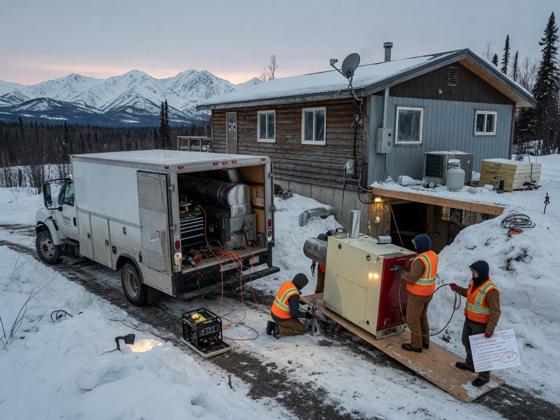 What Affects Furnace Installation Costs in Remote Alaska Homes